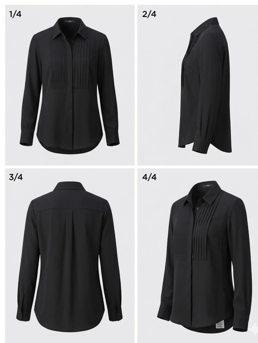 J. Crew Black Sheer Blouse